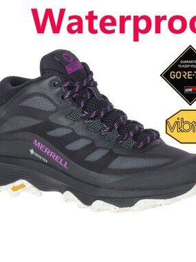 Brand New Merrell Women's Moab Speed Mid Hiking Shoes - Gore-tex, Waterproof